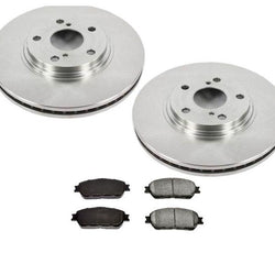 Rotores de disco delantero Toyota Solara 2004-2008 y pastillas de freno de cerámica