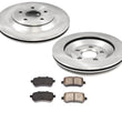 Rear Brake Rotors & Ceramic Pads for Mercury Monterey for Ford Freestar 04-07