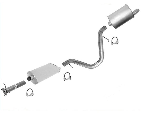 for 2002 2005 2009 Trailblazer Envoy EXT Long Wheelbase Muffler Exhaust System