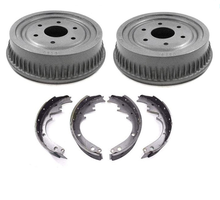 For Cadillac 1999-2000 Escalade 11 Inch Rear Brake Drums & Brake Shoes 3pc Kit