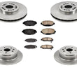 New Front & Rear Brake Disc Rotors & Metallic Pads for Lexus SC400 1994-2000