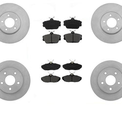1993-1995 Lincoln Mark VIII delantero y trasero (4) rotores y pastillas