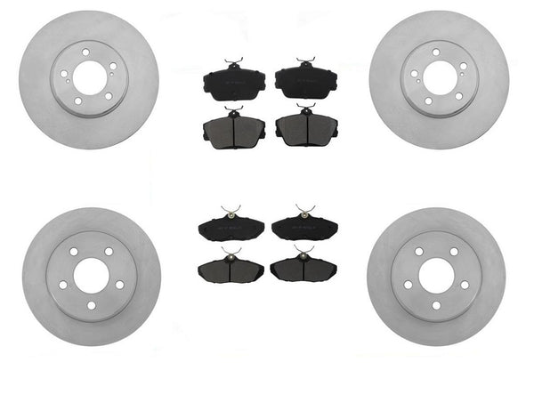 1993-1995 Lincoln Mark VIII delantero y trasero (4) rotores y pastillas