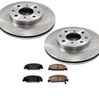 1999-2000 Honda Civic DX HX GX LX Rotores de disco de freno delantero y pastillas de cerámica