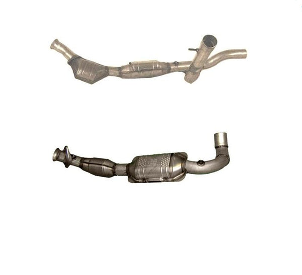 Fits 97-98 for Ford F150 4.6L 4 Wheel Drive 4 Catalytic Converters Eng Y Pipe