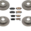 Disc Brake Rotors & Ceramic Brake Pads for Acura Integra 1997-2001
