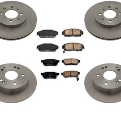 Disc Brake Rotors & Ceramic Brake Pads for Acura Integra 1997-2001