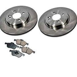Mini Cooper (2) Rotores y pastillas de disco de freno delantero de 276 mm a 06/06 Llame para verificar información