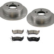 For 2003-2007 Jeep Liberty Rear Disc Brake Rotors Ceramic Pads 100% New