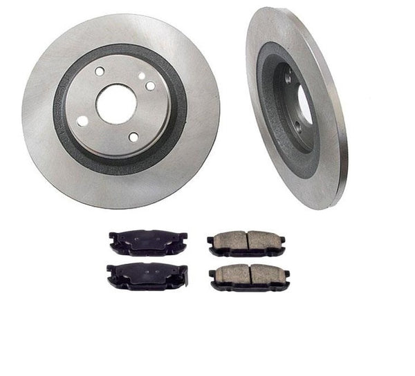 For 2003-2005 Mazda Miata MX-5 Sport Suspension Rear Brake Rotors & Pads