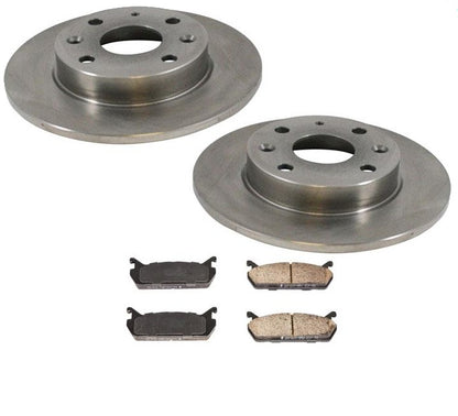 For 1990 1991 1992 1993 Mazda Miata Rear Brake Rotors & Brake Disc Brake Pads