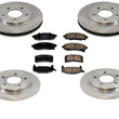Front & Rear Brake Disc Rotors & Ceramic Pads For 1988-1993 Grand Prix