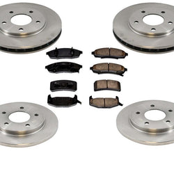 Front & Rear Brake Disc Rotors & Ceramic Pads For 1988-1993 Grand Prix