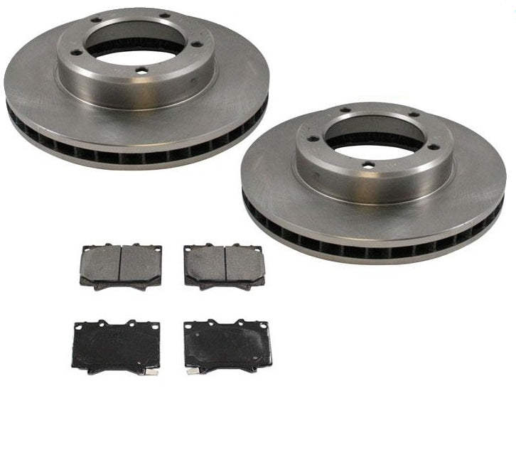 Compatible con rotores de freno trasero y pastillas de cerámica Lexus LX470 Toyota Landcruiser 98-07.