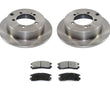 Sebring Coupe Dodge Avenger Eclipse (2) Rear Brake Rotors & Ceramic Pads 31147