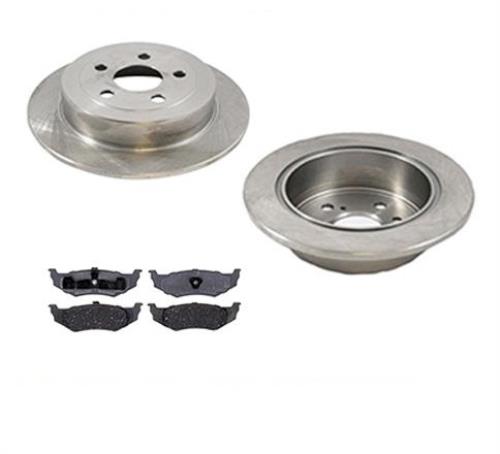 (2) 5370 Disc Brake Rotor, Rear Rotos With CD641 Ceramic Rear Pads