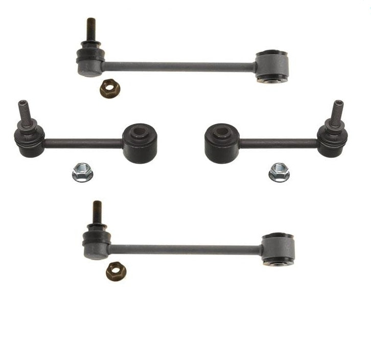 Fits 2007-2015 Jeep Wrangler JK Frt & Rear Stabilizer Sway Bar Link Kit, 4Pc