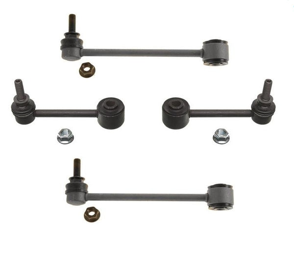 Fits 2007-2015 Jeep Wrangler JK Frt & Rear Stabilizer Sway Bar Link Kit, 4Pc