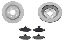 (2) Rear Brake Rotors With Dash4 Ceramic Brake Pads for a 1988-1995 Corvette