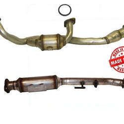 Middle Converter & Rear Catalytic Converters Fits 2001-2003 Toyota Sienna