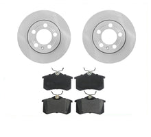 00-06 Audi TT 1.8L Quattro 232MM Only Ck Measure Rr Brake Rotors & Ceramic Pads