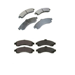 Front & Rear Ceramic Disc Brake Pads fits for Trailblazer Envoy Bravada