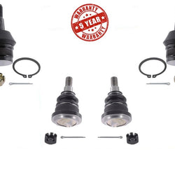 94-96 Dodge Ram 1500 4X2 2 Wheel Drive Upper & Lower Ball Joints Joint 4pc