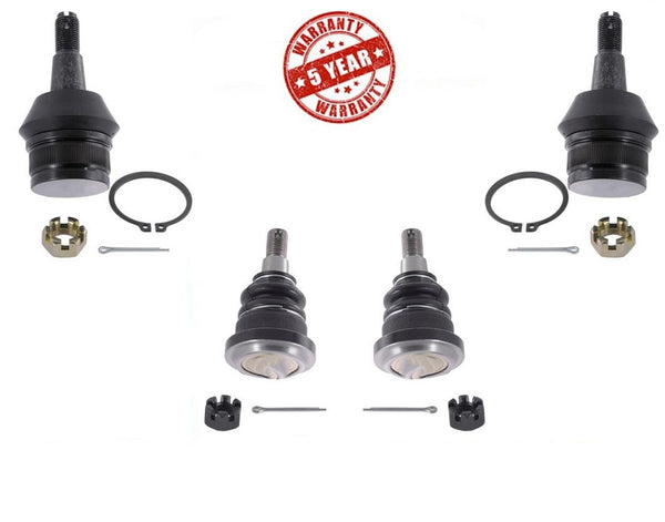94-96 Dodge Ram 1500 4X2 2 Wheel Drive Upper & Lower Ball Joints Joint 4pc
