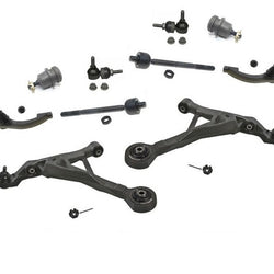 For 96-06 Sebring Convertiable Control Arms Ball J Inn & Out Tie Rods Sway 10Pc