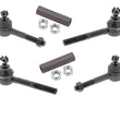 100% New Inner Outer Tie Rods Sleeves for Nissan Pathfinder 08/92 to 95 6pc Kit