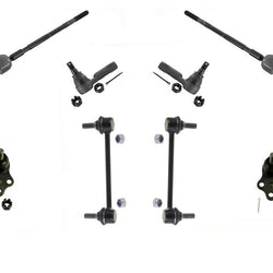 Nuevo juego de varillas de amarre, eslabones de barra estabilizadora y rótulas para Pathfinder y QX4 96-04