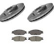 Front Brake Rotors & Ceramic Brake Pads 1999-2003 for Ford Windstar Van