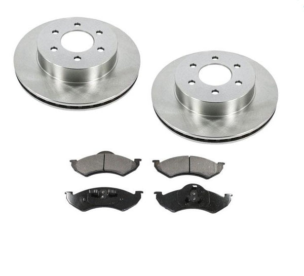 Front Brake Rotors & Ceramic Pads for Dodge Dakota 2000-2002 3pc Kit New
