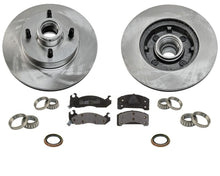 (2) Frt Brake Rotor Pads Wheel Bearings Seal for Mustang 2.3L 4 Cly 87-93