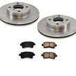Front Brake Rotors & Ceramic Brake Pads for 02-05 Suzuki Aerio