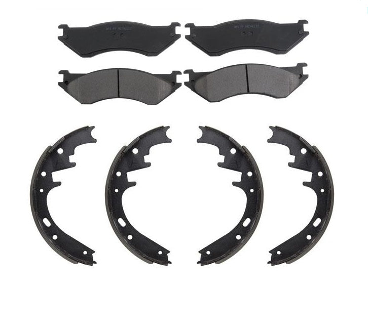 Fits For 00-01 Dodge Ram Pick Up 1500  Brake Pad & Brake Shoe Set 2pc