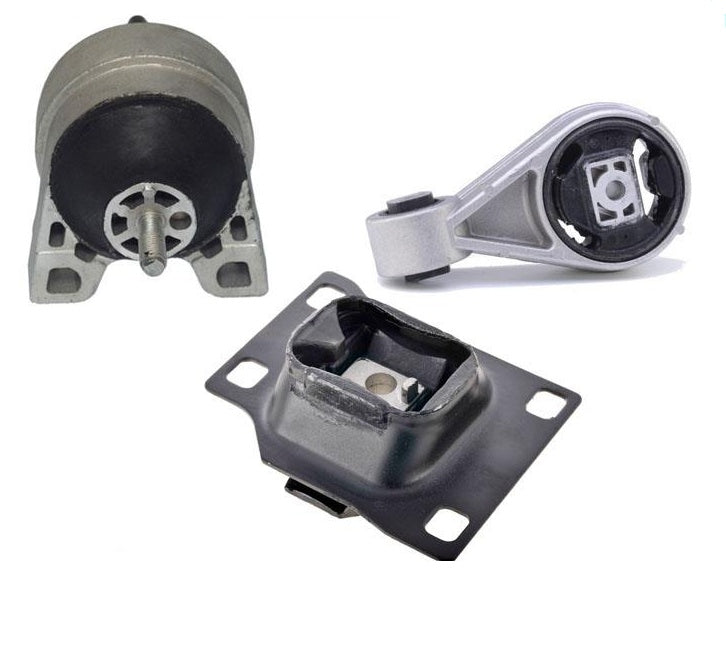 for 00-04 Ford Focus 2.0L SOHC Vin (P) Engine and Transmission Mounts 3pc Kt