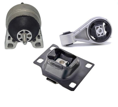for 00-04 Ford Focus 2.0L SOHC Vin (P) Engine and Transmission Mounts 3pc Kt