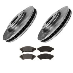 Front Brake Rotors & Ceramic Brake Pads for 2004 Pontiac Grand Prix