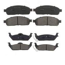 Front and Rear Ceramic Brake Pads For 2004-2007 Ford F150 6 LUGS ONLY!