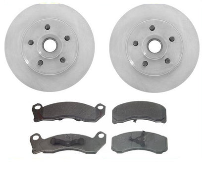 Fits 1988-1991 Lincoln Mark VII With ABS Front Brake Rotor Pads & Brake Rotors