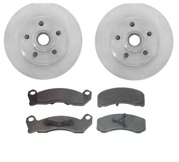 Fits 1988-1991 Lincoln Mark VII With ABS Front Brake Rotor Pads & Brake Rotors