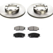 Front Disc Brake Rotors & Brake Pads for Hyundai Accent 95-99 & Excel 89-94
