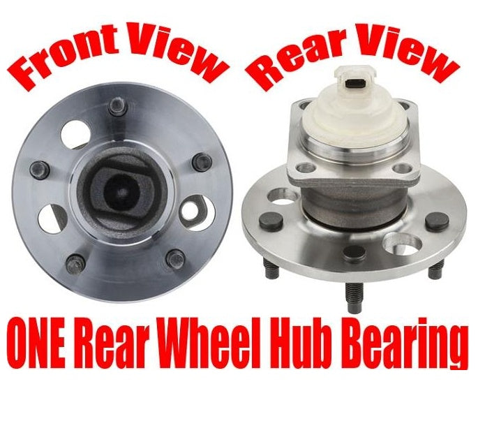 (1)  Rear Hub Bearing Assembly Rear Drum Brakes for 97-03 Buick Century