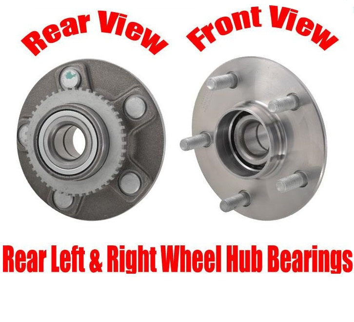 Rear Left & Right Wheel Hub Bearing Assemblys Fits Nissan Maxima 00-03