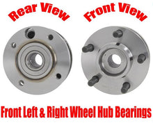 Front Left & Right Wheel Hub Bearing for Dodge Dakota 4 Wheel Drive 87-90