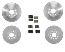 Front & Rear Rotors & Pads Kit For 88-93 Volvo 240 Must Have Vented Rotors CHECK