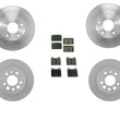 Front & Rear Rotors & Pads Kit For 88-93 Volvo 240 Must Have Vented Rotors CHECK