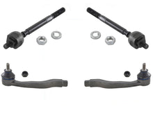 set of Front Inner Tie Rods & Outer Tie Rods Fits for Honda CR-V 97-01