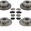 For 2000-2004 Rover Discovery F & R Brake Rotors and Premium Ceramic Brake Pads